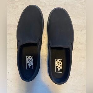 Vans Black Slip-On Loafers for women